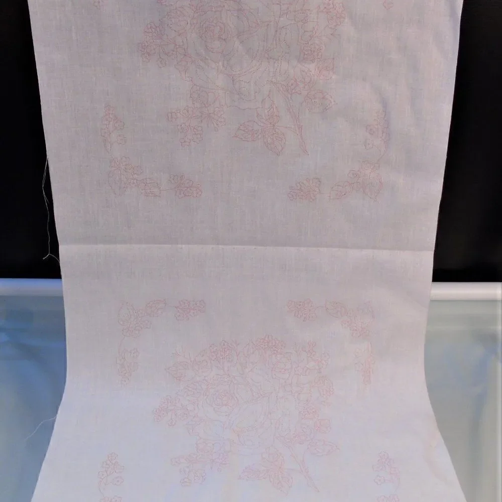 Vintage Paint Embroidery Quilt Block